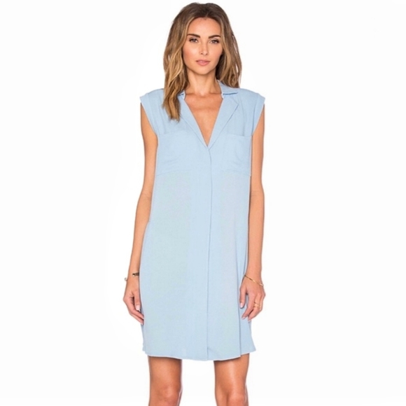 Anthropologie Dresses & Skirts - Anthropologie Greylin Stuart Sleeveless Button Up Shirt Tunic Mini Dress